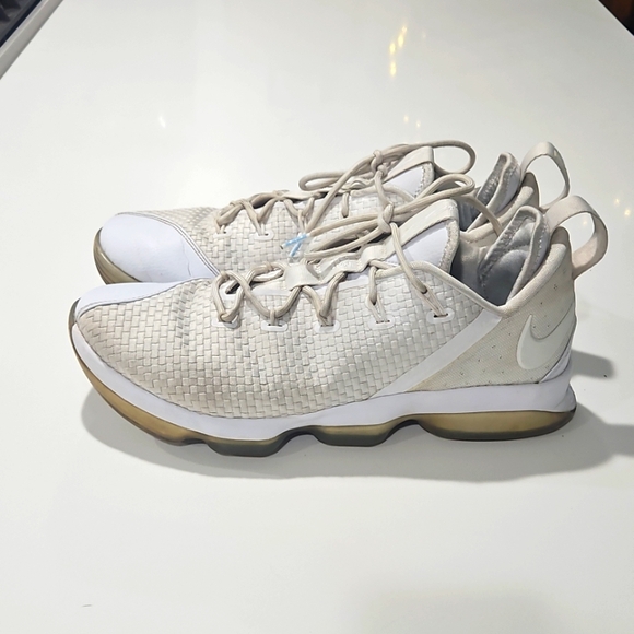 Nike LeBron 14 low white ice shoes Sz Nike Zoom - Main Image